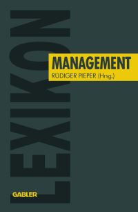 Book Cover for Lexikon Management by Rüdiger Pieper