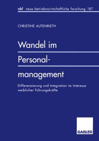 Book Cover for Wandel Im Personalmanagement by Christine Autenrieth