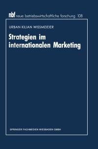 Book Cover for Strategien Im Internationalen Marketing by Urban Kilian Wißmeier