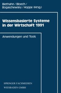 Book Cover for Wissensbasierte Systeme in Der Wirtschaft 1991 by Jörg Biethahn