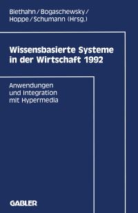 Book Cover for Wissensbasierte Systeme in Der Wirtschaft 1992 by Jörg Biethahn