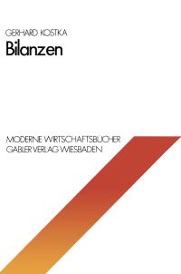 Book Cover for Bilanzen by Gerhard Kostka