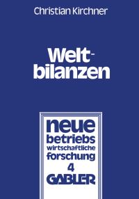 Book Cover for Weltbilanzen by Christian Kirchner