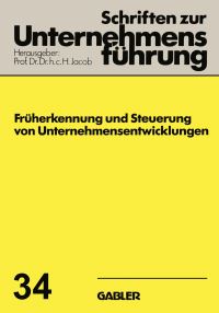 Book Cover for Früherkennung Und Steuerung Von Unternehmensentwicklungen by H Jacob