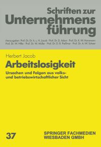 Book Cover for Arbeitslosigkeit by Herbert Jacob