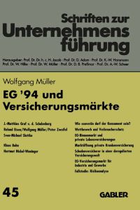 Book Cover for EG '94 Und Versicherungsmärkte by Wolfgang Müller
