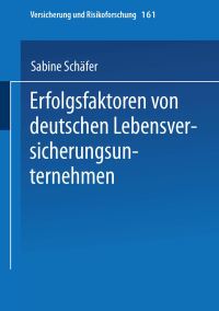 Book Cover for Erfolgsfaktoren Von Deutschen Lebensversicherungsunternehmen by Sabine Schäfer