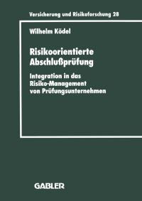 Book Cover for Risikoorientierte Abschluprüfung by Wilhelm Ködel