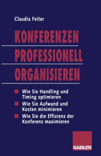 Book Cover for Konferenzen Professionell Organisieren by Claudia Feiter