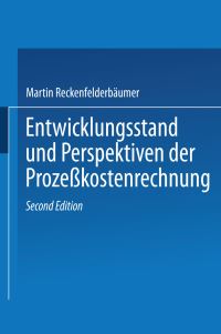Book Cover for Entwicklungsstand Und Perspektiven Der Prozekostenrechnung by Martin Reckenfelderbäumer