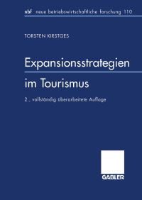 Book Cover for Expansionsstrategien Im Tourismus by Torsten Kirstges