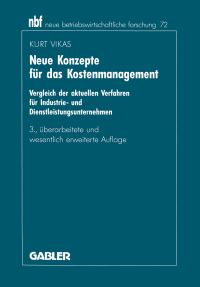 Book Cover for Neue Konzepte Für Das Kostenmanagement by Kurt Vikas
