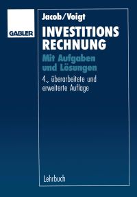 Book Cover for Investitionsrechnung by Herbert Jacob
