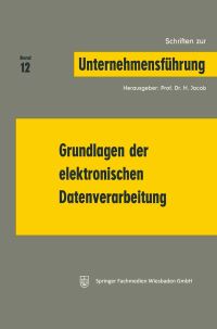 Book Cover for Grundlagen Der Elektronischen Datenverarbeitung by H Jacob