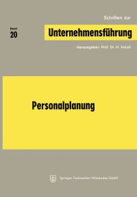 Book Cover for Personalplanung by H Jacob