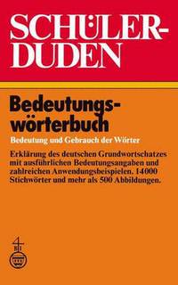 Book Cover for Schulerduden Bedeutungsworterbuch by Paul Grebe, Wolfgang Müller