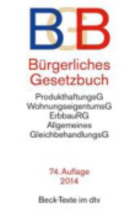 Book Cover for BGB - Burgerliches Gesetzbuch by Various authors