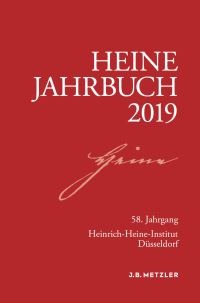Book Cover for Heine-Jahrbuch 2019 by Sabine BrennerWilczek