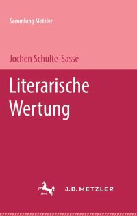 Book Cover for Literarische Wertung by Jochen SchulteSasse