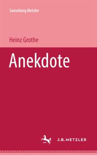 Book Cover for Anekdote by Heinz Grothe