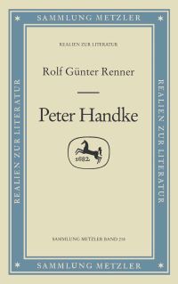 Book Cover for Peter Handke by RolfGünter Renner