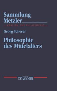 Book Cover for Philosophie Des Mittelalters by Georg Scherer