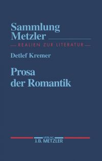 Book Cover for Prosa Der Romantik by Detlef Kremer