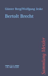 Book Cover for Bertolt Brecht by Günter Berg, Wolfgang Jeske