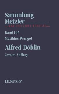 Book Cover for Alfred Döblin by Matthias Prangel