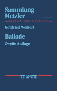 Book Cover for Ballade by Gottfried Weißert