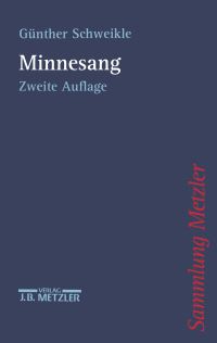 Book Cover for Minnesang by Günther Schweikle