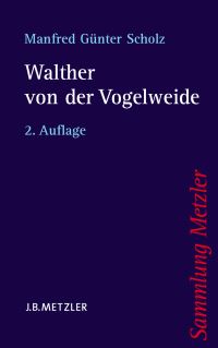 Book Cover for Walther Von Der Vogelweide by Manfred Günter Scholz