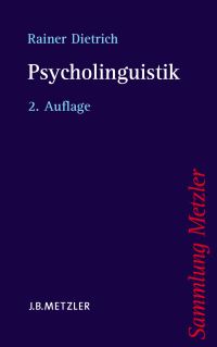 Book Cover for Psycholinguistik by Rainer Dietrich