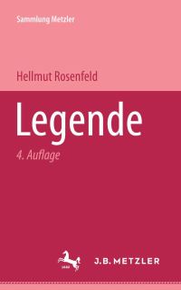 Book Cover for Legende by Hellmut Rosenfeld