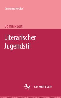 Book Cover for Literarischer Jugendstil by Dominik Jost