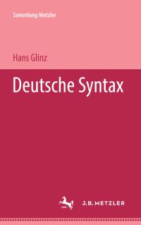 Book Cover for Deutsche Syntax by Hans Glinz