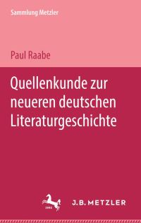 Book Cover for Quellenkunde Zur Neueren Deutschen Literaturgeschichte by Paul Raabe