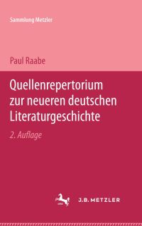 Book Cover for Quellenrepertorium Zur Neueren Deutschen Literaturgeschichte by Paul Raabe