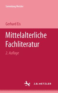 Book Cover for Mittelalterliche Fachliteratur by Gerhard Eis