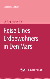 Book Cover for Reise Eines Erdbewohners in Den Mars by Karl Ignaz Geiger