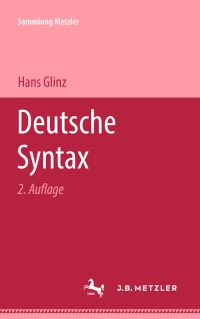 Book Cover for Deutsche Syntax by Hans Glinz
