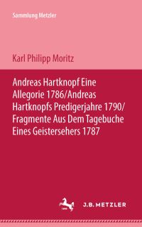 Book Cover for Andreas Hartknopf by Karl Philipp Moritz