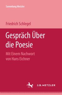 Book Cover for Gespräch Über Die Poesie by Friedrich Schlegel