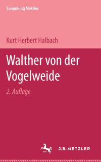 Book Cover for Walther Von Der Vogelweide by Kurt Herbert Halbach