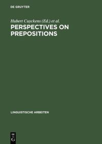 Book Cover for Perspectives on Prepositions by Hubert Cuyckens, Günter Radden