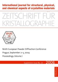 Book Cover for Ninth European Powder Diffraction Conference by 