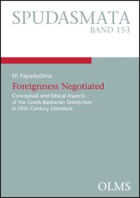 Book Cover for Foreignness Negotiated by Efi Papadodima