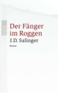 Book Cover for Fanger Im Roggen by J D Salinger