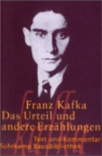 Book Cover for Urteil Und Andere Erzahlungen by Franz Kafka