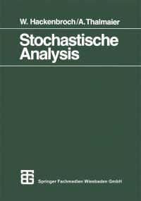 Book Cover for Stochastische Analysis by Wolfgang Hackenbroch, Anton Thalmaier